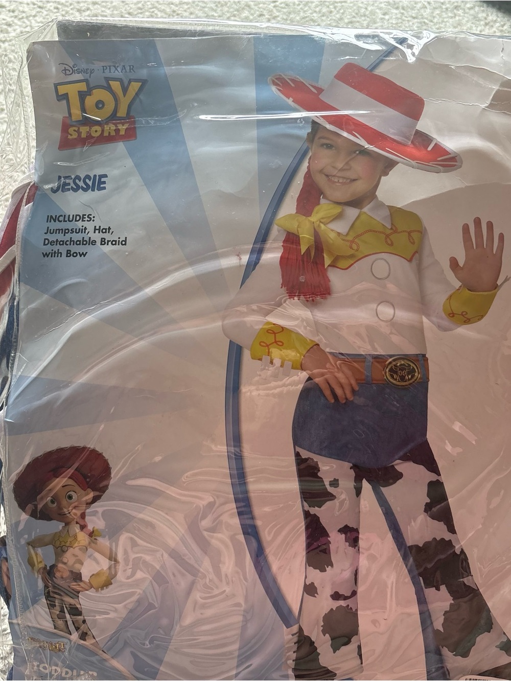 Disney Toy Story Jessie Kids Costume Sz 3T 4T NEW Girls Halloween Land World